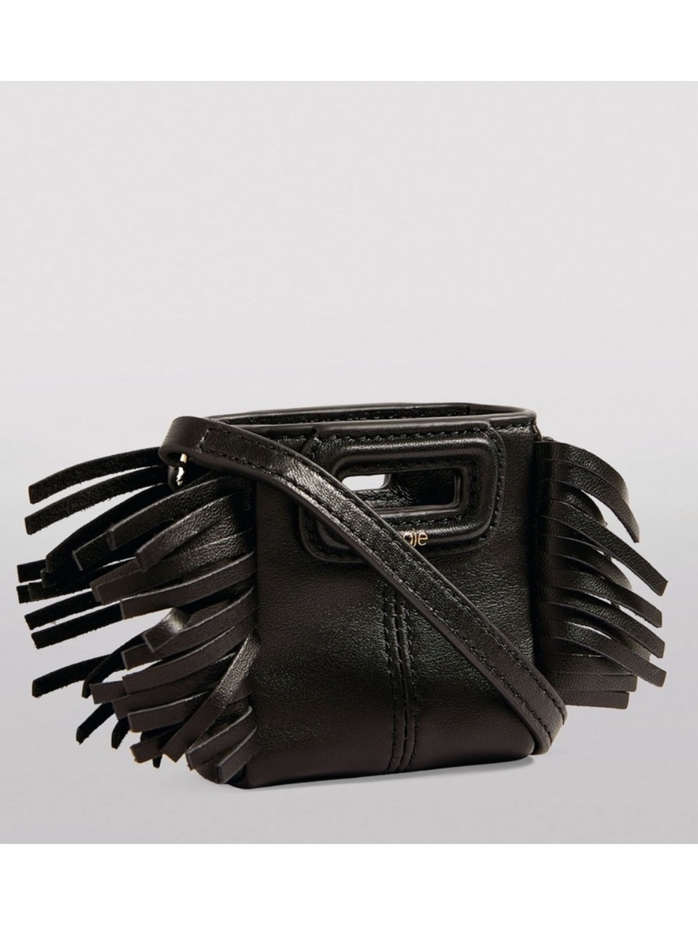 Maje Mini Leather Crossbody